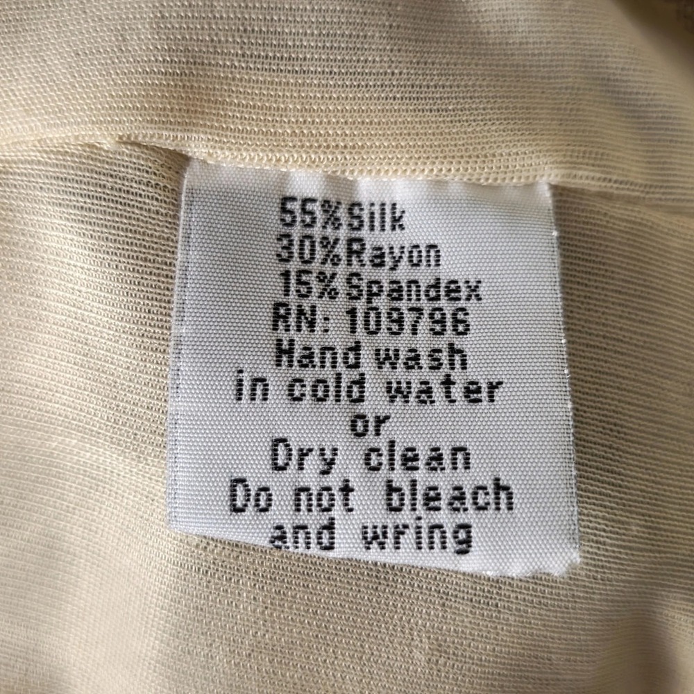 Vintage Pretty Angel Mesh Lace Boho‎ Top Grunge Fairy Y2K Size Medium Silk Blend - Picture 9 of 12